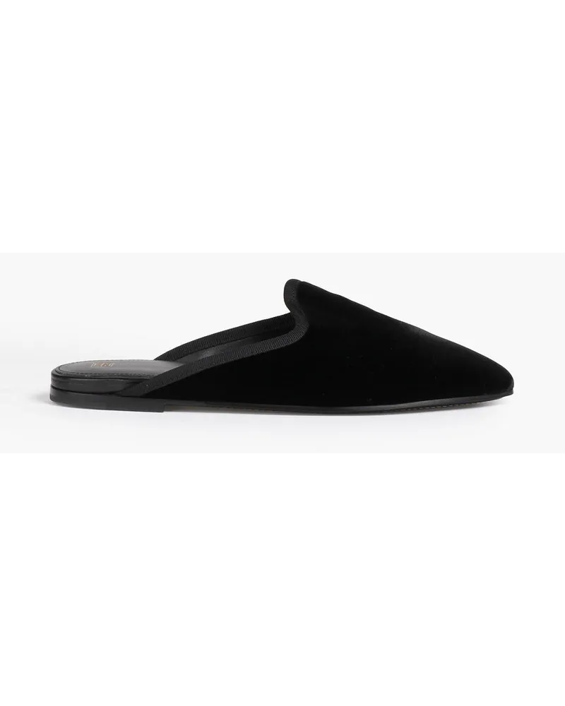 Totême Velvet slippers - Black Black