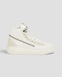 Y-3 Ajatu Court canvas high-top sneakers - White White