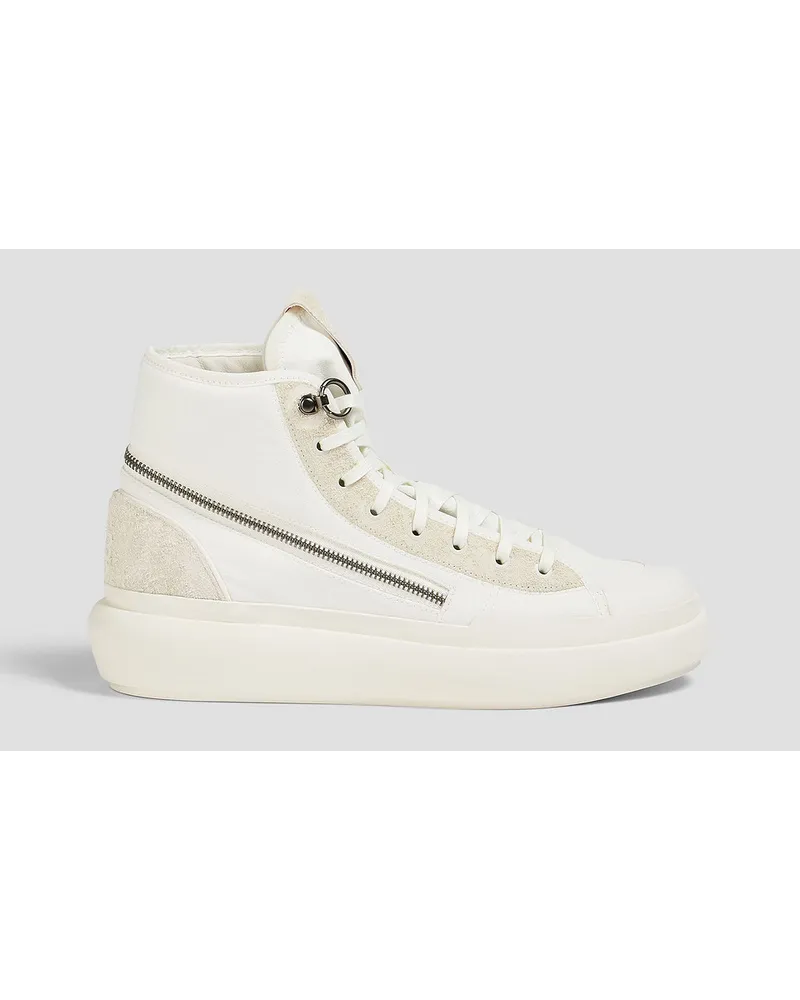 Y-3 Ajatu Court canvas high-top sneakers - White White