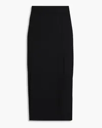 RED Valentino Twill midi skirt - Black Black