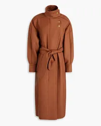 Zimmermann Wool-twill coat - Brown Brown