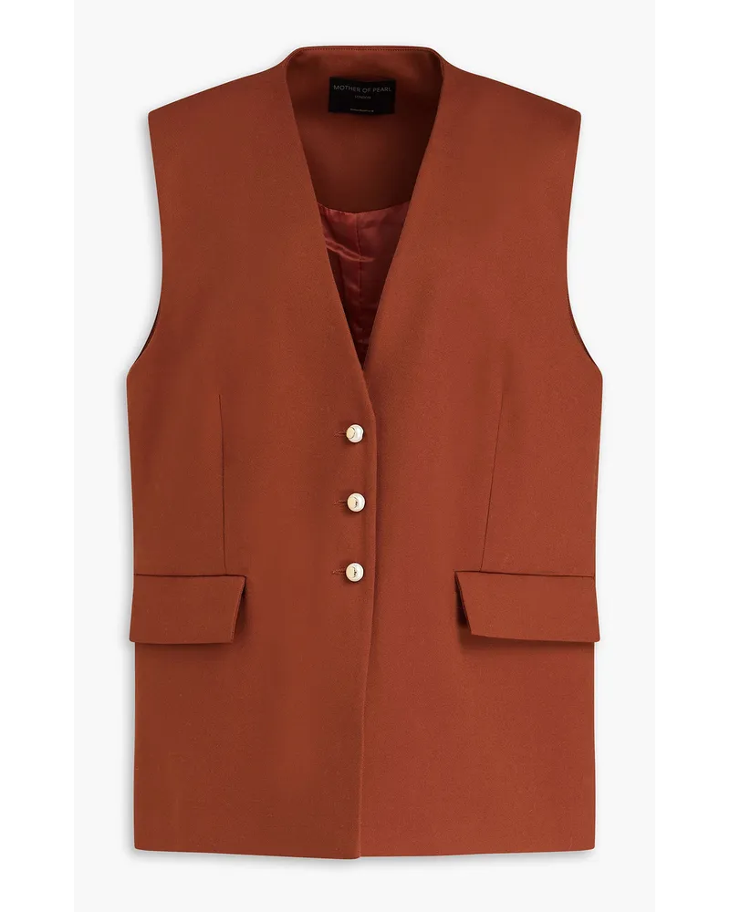 Mother of Pearl Tencel-blend™ vest - Red Red