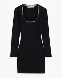 Alexander Wang Stretch-knit mini dress - Black Black