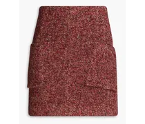Bouclé-tweed mini skirt - Purple