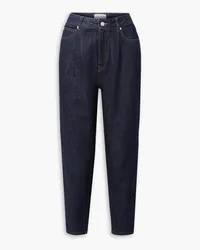 Officine Generale Dana high-rise tapered jeans - Blue Blue