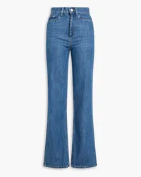 WANDLER Rose high-rise straight-leg jeans - Blue Blue