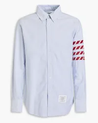 Thom Browne Striped cotton-oxford shirt - Blue Blue