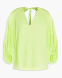 Paul Smith Neon cotton blouse - Green Green