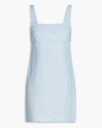 BONDI BORN Marabella linen mini dress - Blue Blue