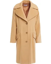 RED Valentino Brushed-felt coat - Brown Brown