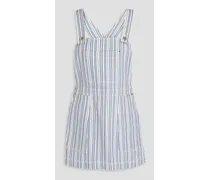 Reve striped denim mini dress - Blue