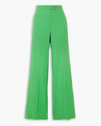 Giuliva Heritage Collection Laura striped wool straight-leg pants - Green Green