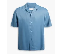 Satin shirt - Blue