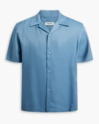 Sandro Satin shirt - Blue Blue