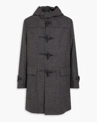 Dunhill Houndstooth wool coat - Gray Gray