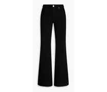 Low-rise flared jeans - Black