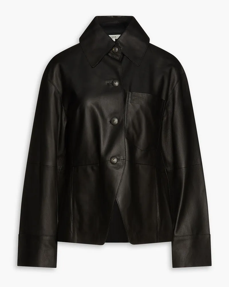 Vince Leather jacket - Black Black