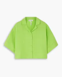 APIECE APART Serra linen shirt - Green Green