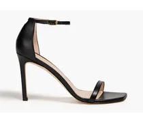 Amelina 95 leather sandals - Black