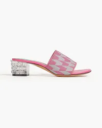 Marni Lamé-jacquard mules - Pink Pink