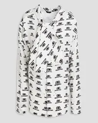 Balenciaga Silk-jacquard shirt - White White