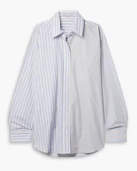 Stella McCartney Striped cotton-poplin shirt - Blue Blue