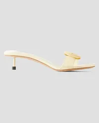 Jacquemus Regalo buckled leather mules - White White