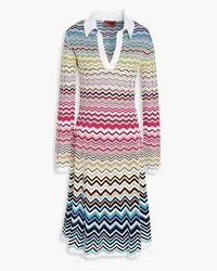 Missoni Crochet-knit cotton-blend dress - Multicolor Multicolor