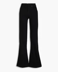 Paige High-rise flared jeans - Black Black