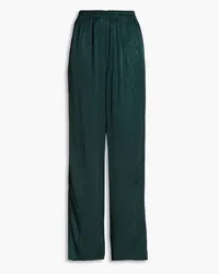 Holzweiler Luka moire wide-leg pants - Green Green