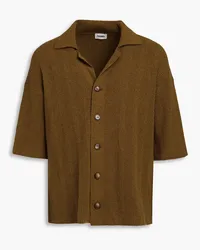 Nanushka Jeff cotton-blend chenille shirt - Brown Brown