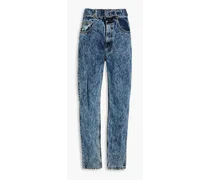 High-rise tapered jeans - Blue