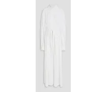 Jersey wide-leg jumpsuit - White