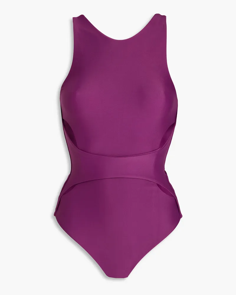 Nina Ricci Cutout swimsuit - Purple Purple