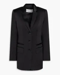 By Malene Birger Porter satin blazer - Black Black