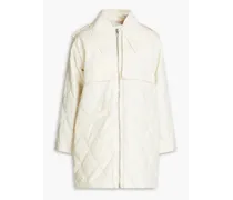 Quilted shell jacket - White