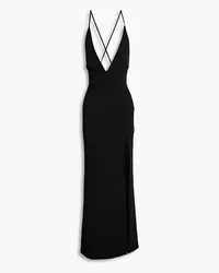 NICHOLAS Kasha crepe maxi dress - Black Black