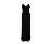 Crepe maxi dress - Black