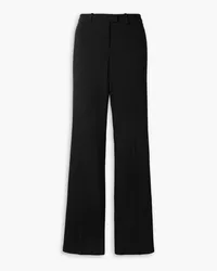 Michael Kors Yasmeen stretch wool-blend crepe flared pants - Black Black