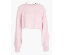 Bocas cropped cashmere sweater - Pink