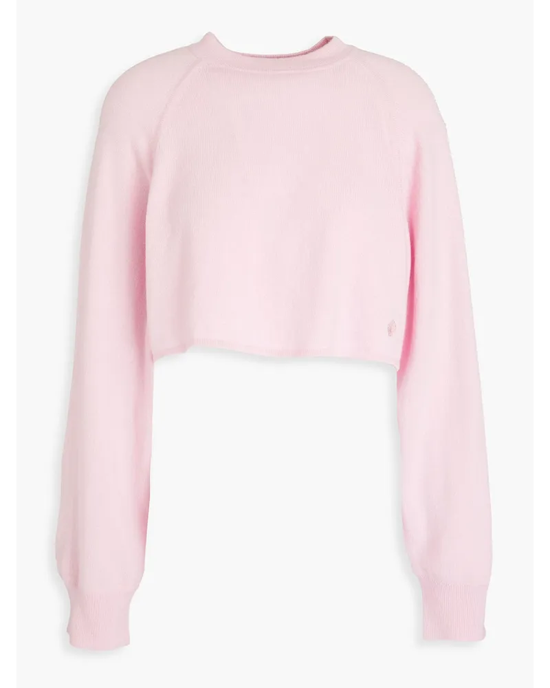 Loulou Studio Bocas cropped cashmere sweater - Pink Pink