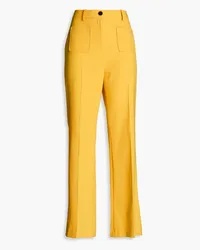 Claudie Pierlot Twill flared pants - Yellow Yellow