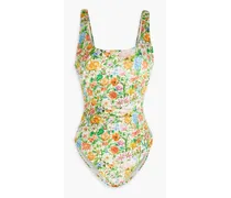 Floral-print swimsuit - Multicolor