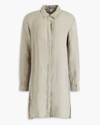 James Perse Linen mini shirt dress - Neutral Neutral