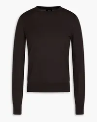 Theory Wool-blend sweater - Brown Brown