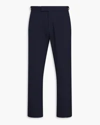 Thom Browne Striped wool seersucker pants - Blue Blue