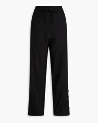 3.1 phillip lim Wool-blend track pants - Black Black