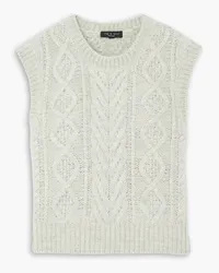 Rag & Bone Brody cable-knit wool vest - Gray Gray