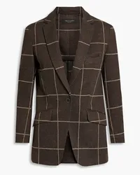 Rag & Bone Margot checked tweed blazer - Brown Brown