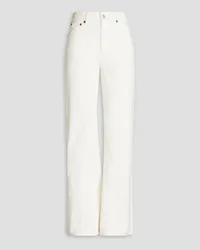 Victoria Beckham High-rise wide-leg jeans - White White